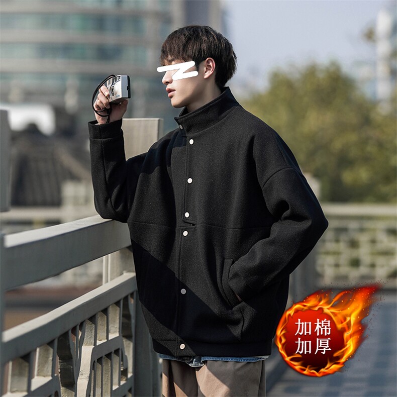 男装呢料呢子夹克B226-F123-P100图片