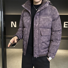 可拆卸帽2025新款棉服男士冬季加厚冬季棉衣B240-MY2531-P168，男装棉衣，电商B240