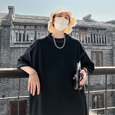 撞色踩线纯色T恤短袖五分半袖打底衫XT08-P35控48，男装T恤，星座216(原A116)