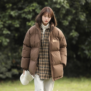 现货 抖音得物可供视频 冬季三防加厚羽绒棉衣外套面包棉服 81157图片