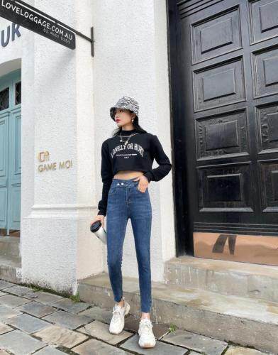 高弹洋气小脚裤，其它，迷斯佳绣