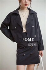 现货！风衣套装裙，女装风衣，OMY 瓯蔓意