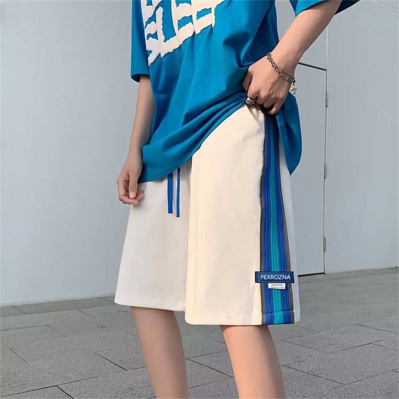 五分裤休闲裤直筒男气质青春流行运动裤时尚潮牌潮潮流DKK74-P26,男装休闲裤,星座1109-3