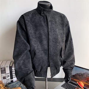 扎染飞行板球服皮夹克男 cp142-特p70图片