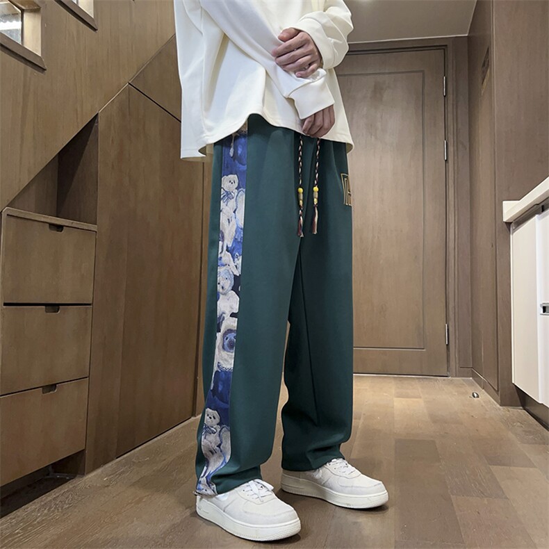 男士夏季菠萝格休闲裤子港风模特抖音中裤K870*P30控58,男装休闲裤,星座227-2