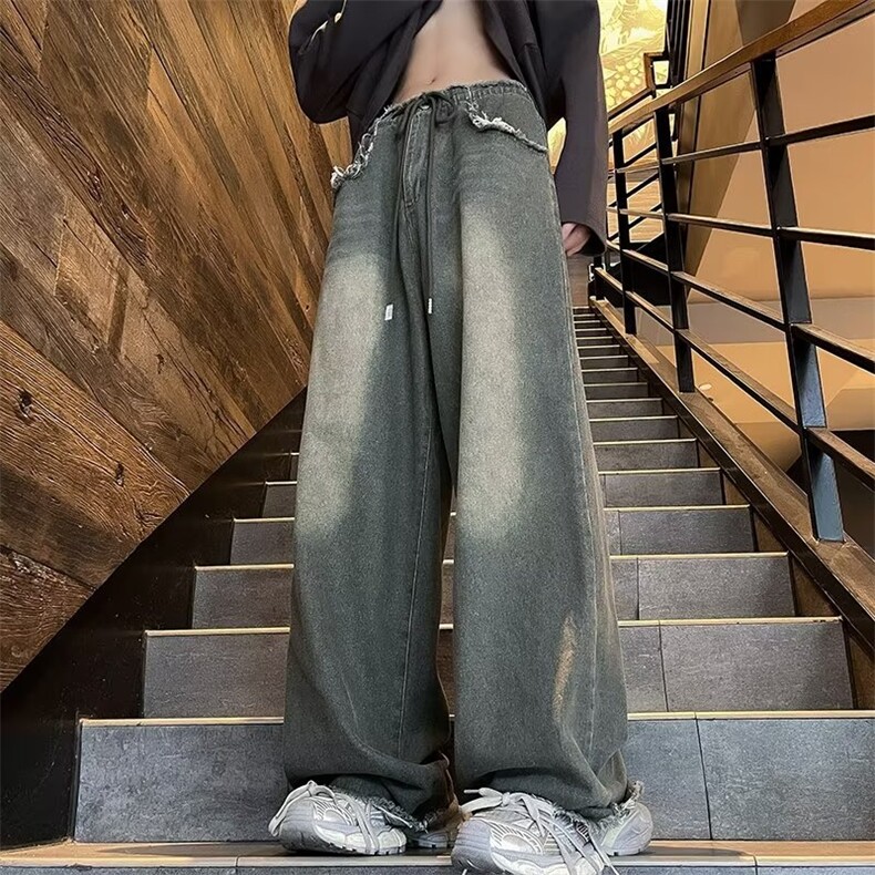 美式牛仔裤男款秋季长裤潮K8003P48,男装牛仔裤,星座1116-2