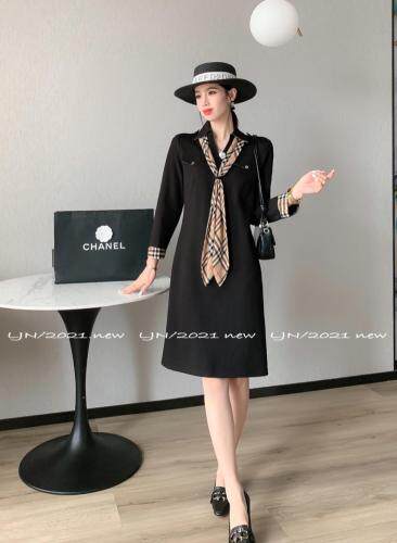 简约大方连衣裙，女装连衣裙，莲佳妮