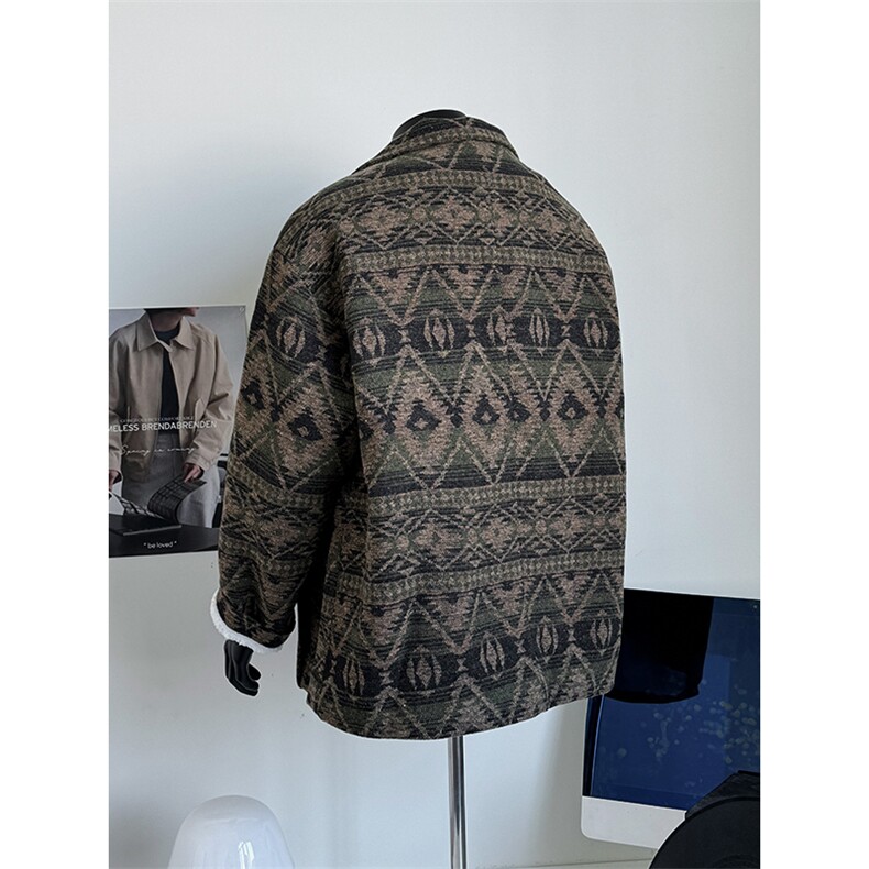 加绒加厚提花复古西装毛呢大衣504-F65-P78控128（加绒P88控138）,男装西服,星座504