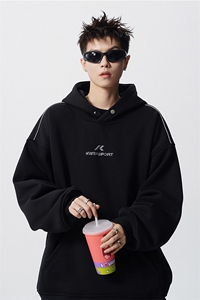 网图-420g-高品质刺绣连帽卫衣男 cp248-特p42 加绒cp248jr-特p45图片