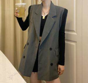 早秋新款休闲马夹，女装马夹，依岸