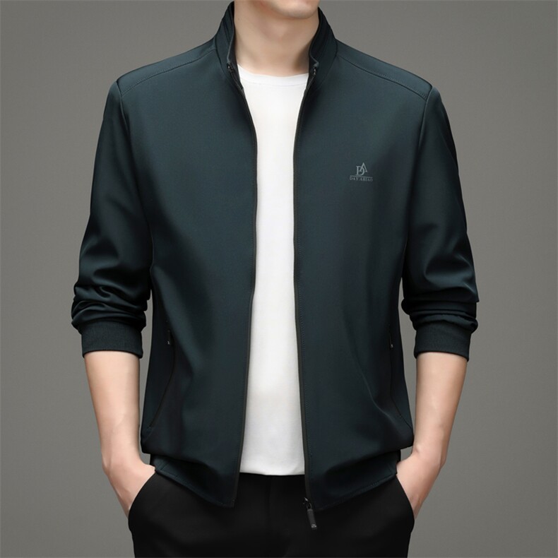 2023秋冬季男外套新款潮流休闲夹克男爸爸装中年外套ZS8286-P100,男装夹克,电商B212（原钱塘6029）
