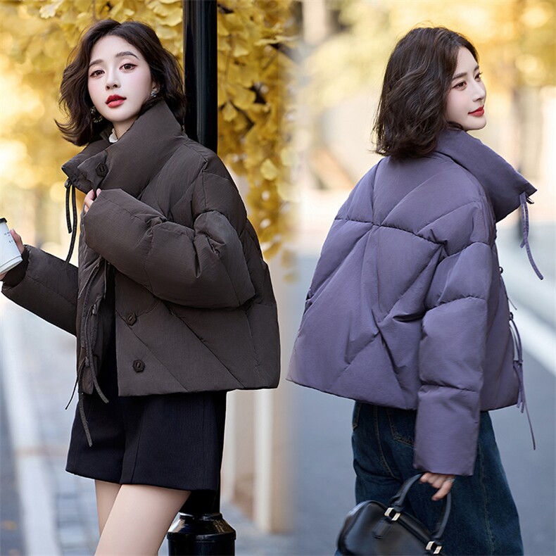 时尚保暖女款羽绒服 冬季新款加厚短款外套 显瘦百搭潮流设计图片