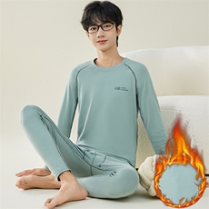 男士秋衣秋裤休闲情侣保暖内衣套装两件套TZ3605-P55，男装棉衣，星座310B-3