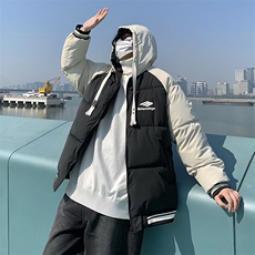 B266-C102-P11823冬季新款宽松休闲加绒加厚羽绒棉服，男装棉衣，星座B257-1