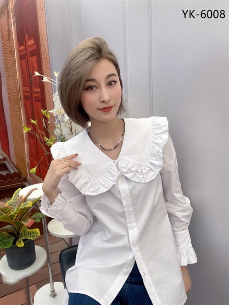 研蔻 轻奢衬衫 款号:6008，女装衬衫，都市米兰