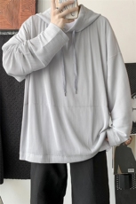 秋装新款港风男女套头连帽衫宽松薄款休闲卫衣韩版潮H209/P55，男装卫衣，钱塘713