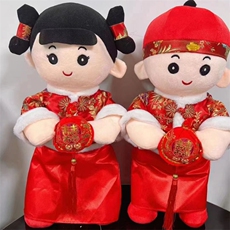 鑫慕玩具 站版年画抱钱袋