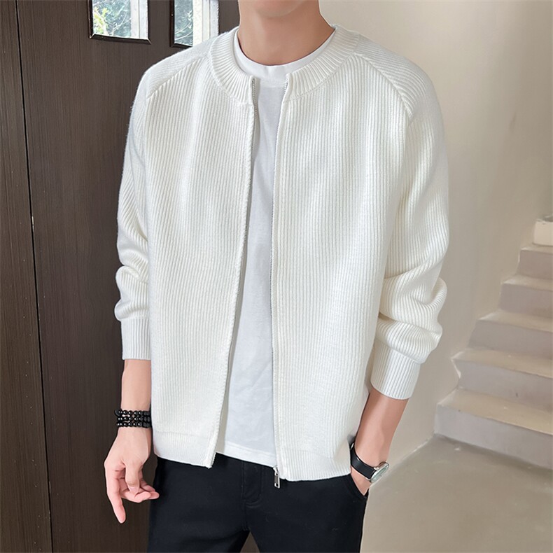 2024开衫男针织薄款秋季新款中青年韩版潮流毛衣外套MY06-P88,男装针织衫/毛衣,电商B278