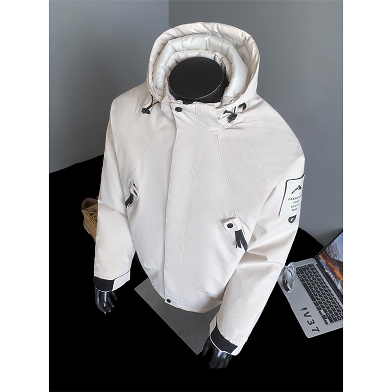 加棉加厚冲锋衣男棉服冬季可卸帽子棉衣棉袄上衣A266-MY8015-P75,男装棉衣,电商A266