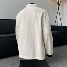 现货~麦穗大码套头卫衣W987J加绒/特P33杏色，男装卫衣，电商A094