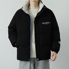 新款男百搭设计感纯色情侣无影墙棉衣M068B-P90控148，男装棉衣，星座717