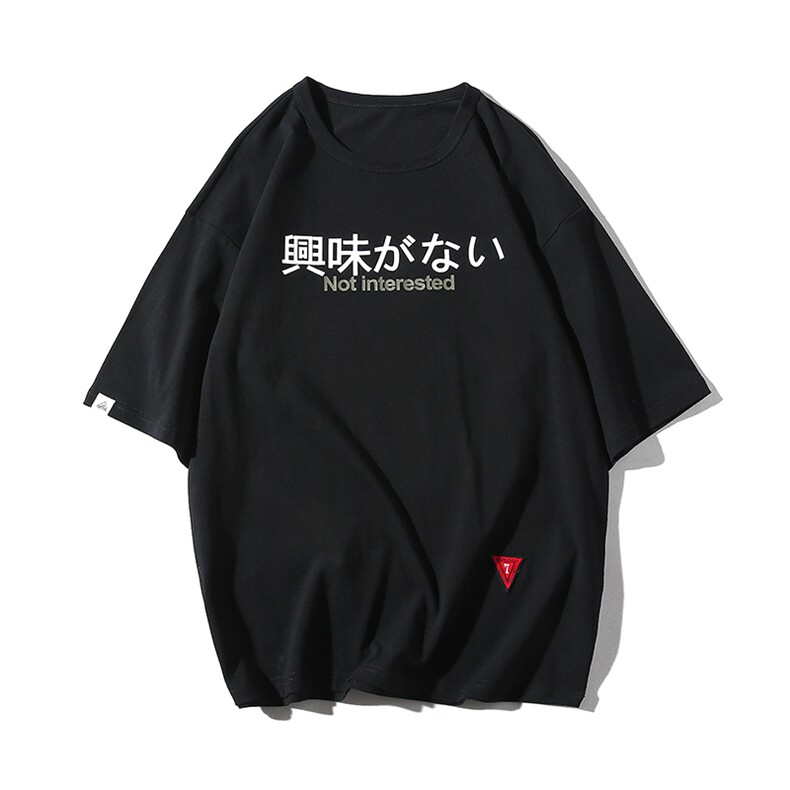 夏季情侣款印花短袖T恤男士休闲五分袖百搭潮流圆领上衣DS346TP25,男装T恤,电商A102