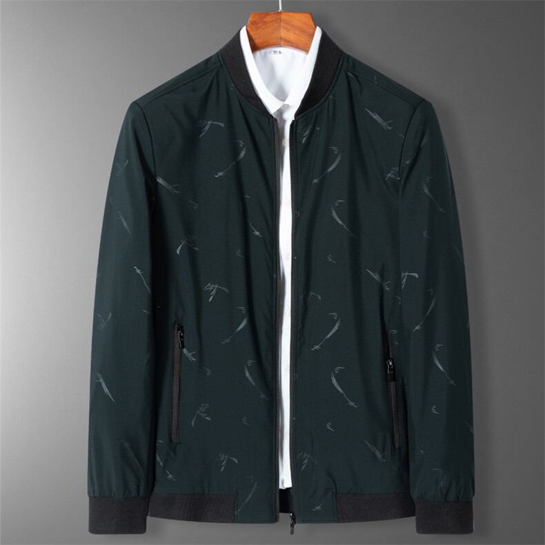 特P2061/P40爸爸秋装夹克休闲商务男士夹克衫中老年四季外套男，男装夹克，星座1216（原钱塘722）