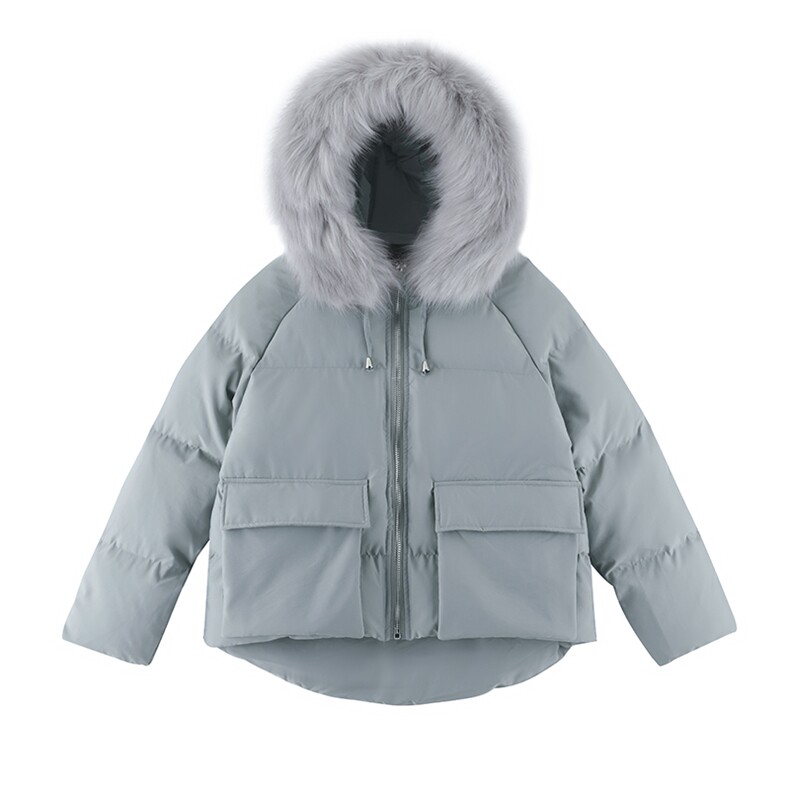 现货主推款大毛领棉服浙宝163-0888-P155-控228,女装棉衣/棉服,拾菱