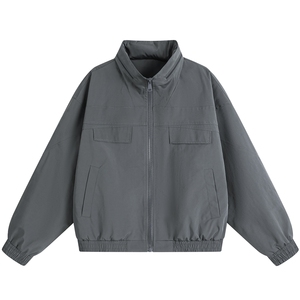 JK009平铺白底 春季工装美式游骑兵夹克 聚酯纤维(M-5XL)TP55图片