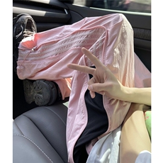 侧拉链撞色伞兵裤多巴胺休闲裤尼龙速干裤11XZ502-K754-P65控89，男装休闲裤，星座502