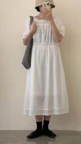 夏季新款纯色简约连衣裙，女装连衣裙，Here Bella(5F)