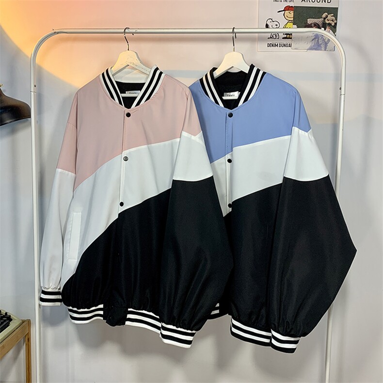 2025春款拼色夹克外套男港风D201-DM97-P65,男装夹克,电商D321-1