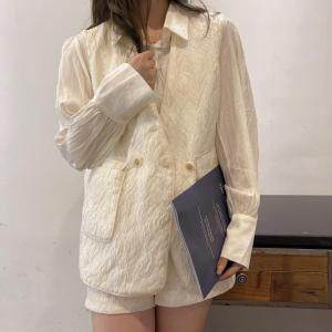 【现货】马甲短裤两件套,女装马夹,欧洛佛