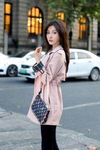 2021春装新款风衣外套，女装风衣，春语雨桐