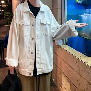 大货 春季男女学生百搭牛仔外套港风情侣宽松工装夹克 JK336-P70图片