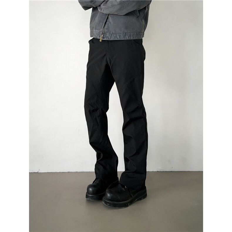 美式户外褶皱设计冲锋裤男防风徒步登山裤子防水耐磨CF157-P50，男装休闲裤，星座310A-4