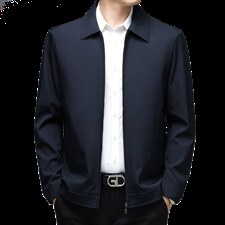 BJ21573-2钱塘2020-2中年男士秋季新款百搭商务休闲夹克外套P85，男装夹克，钱塘207-2