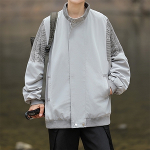 棒球服潮美式复古高街外套男春秋设计感飞行员夹克JK09232-P65图片