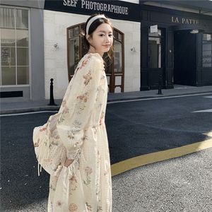 新品春秋装绣花蕾丝连衣裙2602-P185-K299图片