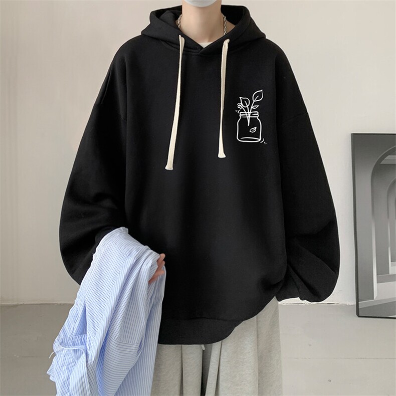 连帽卫衣男大码胖子帽衫大号运动服WY2430-P35,男装卫衣,电商A040