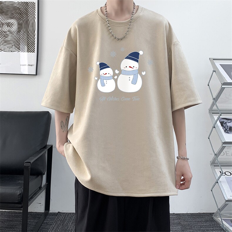 麂皮绒短袖t恤男大码半袖男JD82439-P25,男装T恤,电商A040