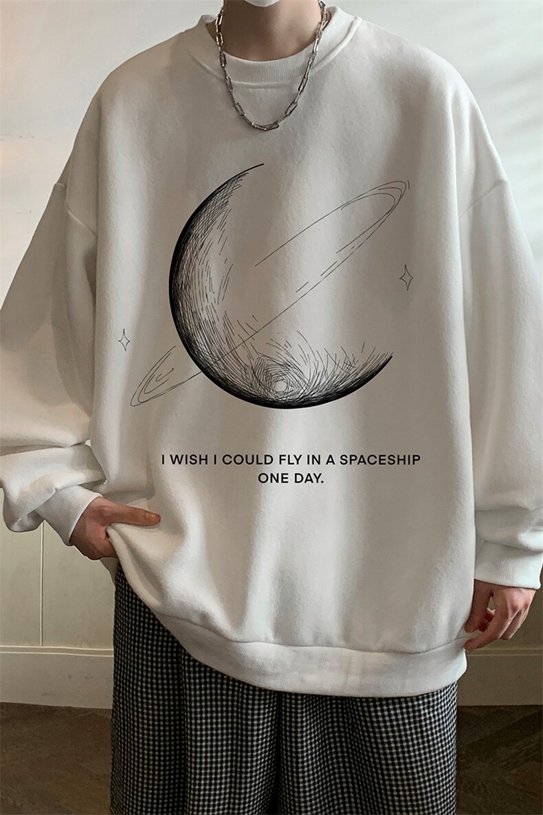cityboy日系卫衣男款春秋季学生帅气休闲重磅潮牌大码圆领上衣服,男装卫衣,电商A040