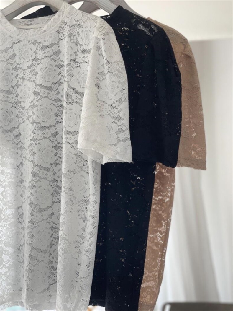 折肩蕾丝特色T，其它，是爱 SHI AN