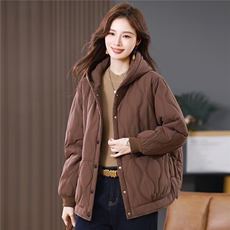 2025年冬季休闲棉服，女装棉衣/棉服，悦见她