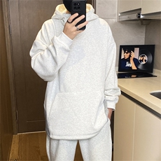 二开W9807-特P53秋季新款痞帅潮牌美式复古重磅宽松立领连帽外套，女装短外套，电商D310B-1