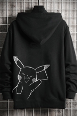 KS21193-P38加绒款-P43连帽开衫卫衣男运动外套大码班服网格，男装卫衣，电商A040A