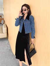 2022秋装牛仔两件套，其它，贻思茗