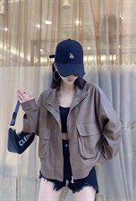 春装新款休闲款皮衣，女装皮衣，跳跳虫