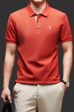 高定品质！纯棉丝光棉POLO衫男士翻领夏季宽松休闲短袖T恤衫，男装Polo衫，电商B212（原钱塘6029）