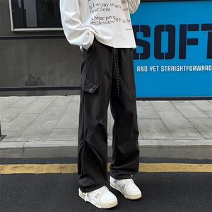 美式高街男宽松工装阔腿休闲裤K24134特P18K24134J加绒-特P23